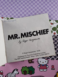 Vintage 1978 Original Mr. Men Books "Mr. Mischief" by Roger Hargreaves, Softcover