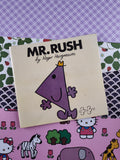 Vintage 1978 Original Mr. Men Books "Mr. Rush" by Roger Hargreaves, Softcover