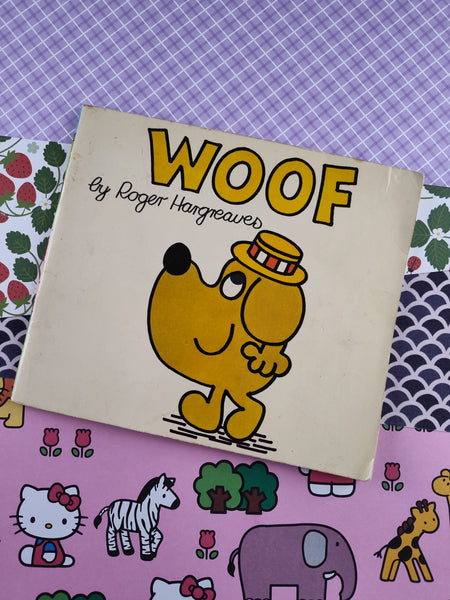 Vintage 1978 Original Timbuctoo Books "Woof" by Roger Hargreaves, Softcover