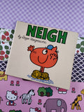 Vintage 1978 Original Timbuctoo Books "Neigh" by Roger Hargreaves, Softcover