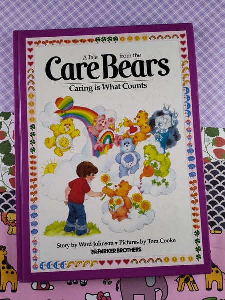 Vintage 1983 "A Tale from the Care Bears: Caring is What Counts" Parker Brothers Hardcover