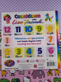 2020 Lisa Frank Inc. "Countdown with Lisa Frank" Sparkly Oversized Softcover