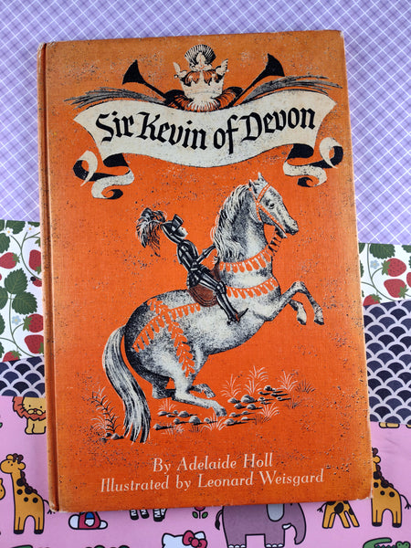 Vintage 1963 "Sir Kevin of Devon" by Adelaide Holl Weekly Reader Hardcover