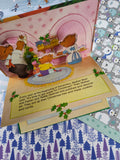 Vintage 1997 1st Printing "Teddy's Christmas Surprise" A Mini Pop-Up Storybook Hardcover