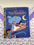 Vintage 1993 Little Golden Book: Walt Disney's Aladdin Hardcover