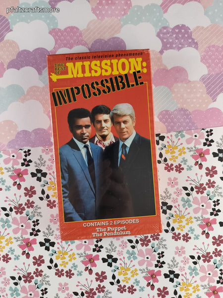 Vintage 1996 The Best of Mission Impossible The Puppet, The Pendulum VHS Tape Sealed, New