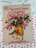 Vintage 1979 American School of Needlework Second Steps in Counted Cross Stitch Softcover Booklet