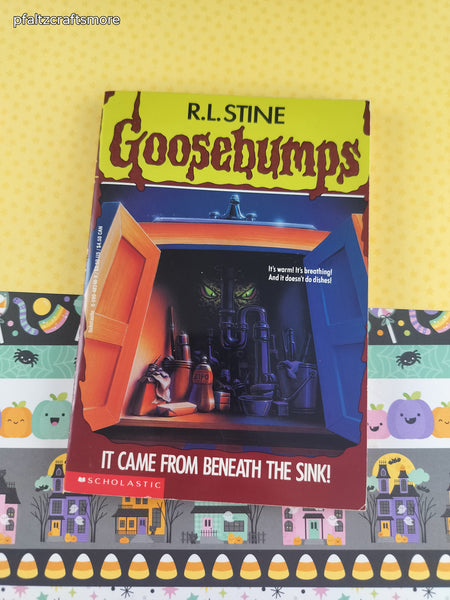 Vintage 1995 1st Printing R.L. Stine Goosebumps #30, It Came From Beneath the Sink! Softcover