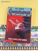 Vintage 1990's R.L. Stine Goosebumps #13, Piano Lessons Can Be Murder Softcover