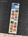 2012 Mrs. Grossman's Stickers, Colorful Train Cars, 3 Sheets New & Sealed