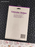 Vintage Forget Me Not Amercian Greetings, Calendar Stickers, 4 Full Sheets SEALED