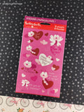 Vintage Stickety-Doo-Da Stickers, Valentines Love Bug, 4 Sheets New & Sealed