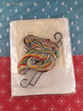 Vintage 1998 Dimensions "Is It Too Late..." Banner w/Hanger Counted Cross Stitch Kit NEW