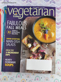 2013 Vegetarian Times Back Issue Magazines, Nice & Clean Set/7