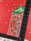 Vintage 1991 Looney Tunes Christmas Greetings Post-It Removable Stickers, New/Sealed