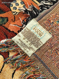 Vintage Goodwin Weavers Classic Winnie the Pooh Christmas  42" x 62" Tapestry Throw Blanket, Like New