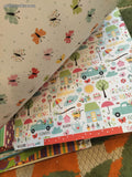 Decorative Single & Double-Sided Mix 7+ lbs Single Sheets + Partial Pads Scrapbooking Paper, CLEAN