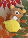 2025 Round 1 One Exclusive Rilakkuma in Lemon Bed San-X Large 16" Plush NWT
