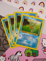 Vintage Common - Set/4 Horsea Fossil Non-Holo Pokemon Cards 49/62 - LP