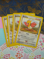 Vintage Common - Set/4 Spearow Jungle Non-Holo Pokemon Cards 62/64 - LP