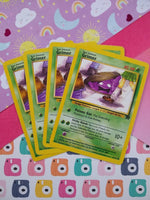 Vintage Common - Set/4 Grimer Team Rocket Non-Holo Pokemon Cards 57/82 - LP