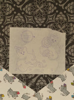 Vintage Mrs. Grossman's "Big Teddy Bear" Half Sticker Sheet, Unused
