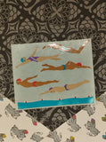 Vintage Mrs. Grossman's "Swim Team" Half Sticker Sheet, Unused