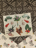 Vintage Mrs. Grossman's "Herbs & Spices" Half Sticker Sheet, Unused