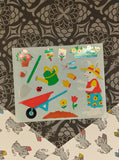 Vintage Mrs. Grossman's "Garden Bunny" Half Sticker Sheet, Unused