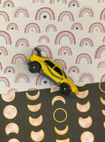 Vintage 1994 Hot Wheels, Diecast Yellow Taxi, Loose Toy, Clean