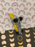 Vintage 1994 Hot Wheels, Diecast Yellow Racer, Loose Toy, Clean