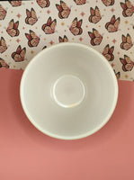 Vintage Pyrex Butterfly Gold #401 Orange White 1-1/2 Pint Nesting Mixing Bowl