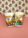 Vintage Pizza Hut x Pepsi Pizza Pirates Plastic Tumbler Cups Set/2