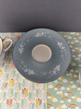 Vintage Royal Doulton England Translucent China REFLECTION T.C. 1008 Tea Cups w/Saucers Set/2