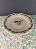 Vintage Pfaltzgraff Jamberry Fruits 8" Salad Plates Set/2