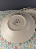 Vintage Pfaltzgraff Jamberry Fruits 8" Salad Plates Set/2
