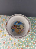 Vintage Avon 1984 Child's 6.25" Bowl "Cow Jumped Over the Moon" Excellent Condition