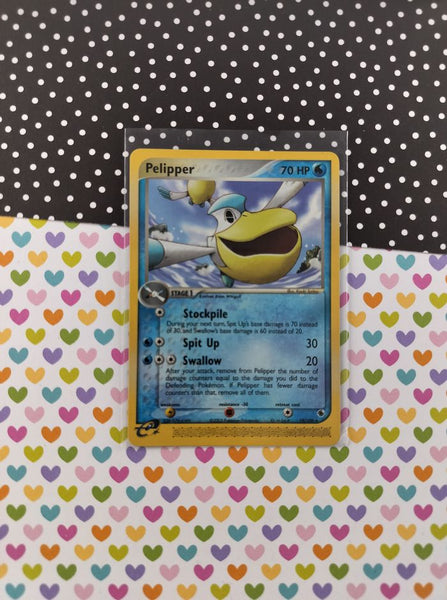 Vintage Rare - Pelipper Ruby & Sapphire Non-Holo Pokemon Card 19/109 - VG (B)