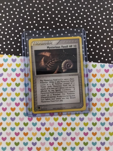 Vintage Common - Mysterious Fossil HP 10 Sandstorm Non-Holo Pokemon Card 91/100 - NM