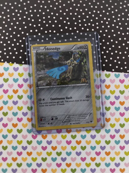 Pokemon TCG - Honedge McDonald's Promo Pokemon Holographic Card 7/12 - NM