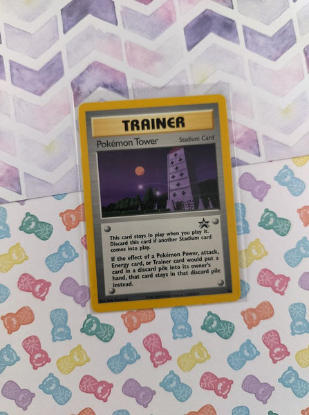 Vintage Promo - Pokemon Tower Black Star Promo Non-Holo Pokemon Card #42 - LP
