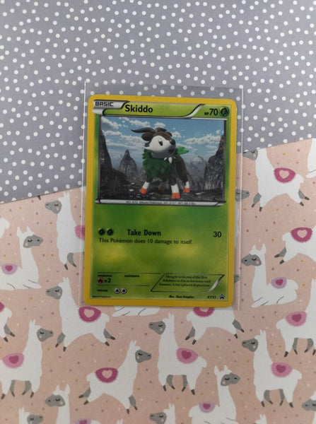 Pokemon TCG - Skiddo Promo Holographic Card XY11 - LP