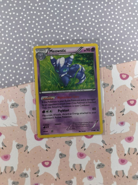 Pokemon TCG - Meowstic Promo Holographic Card XY48 - LP