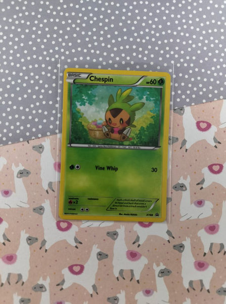 Pokemon TCG - Chespin Promo Holographic Card XY88 - LP