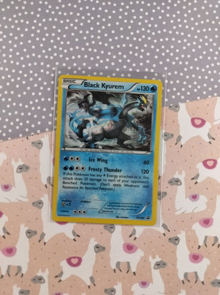 Pokemon TCG - Black Kyurem Promo Holographic Card XY160 - LP