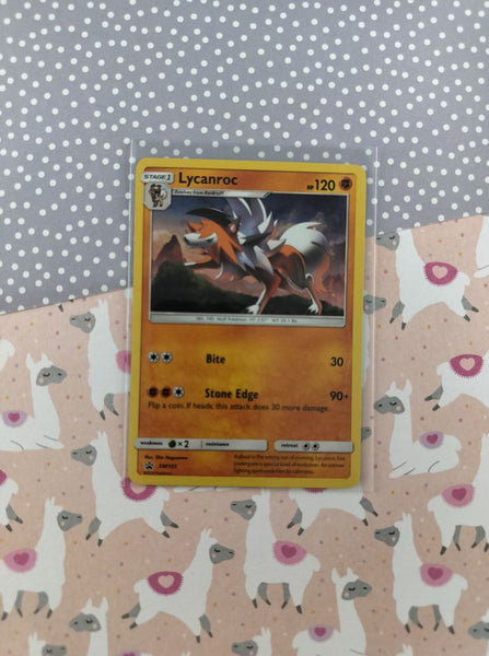 Pokemon TCG - Lycanroc Promo Holographic Card SM105 - VG