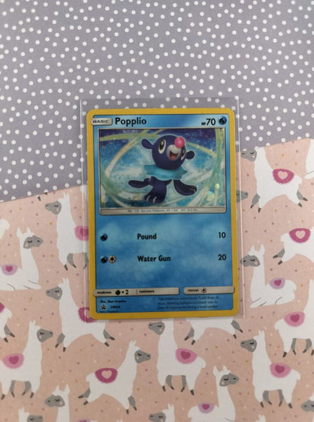 Pokemon TCG - Popplio Promo Holographic Card SM24 - LP