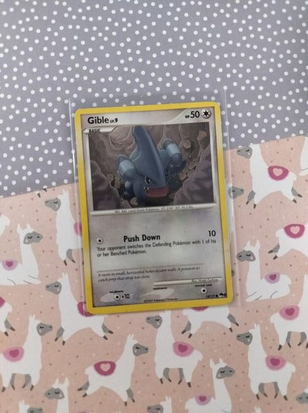 Vintage Common - Gible POP Series 9 Non-Holo Pokemon Card 14/17 - MP/Creased