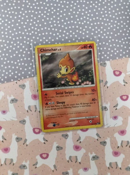 Vintage Common - Chimchar POP Series 9 Non-Holo Pokemon Card 13/17 - HP/Creased
