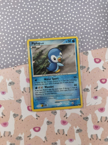 Vintage Common - Piplup POP Series 9 Non-Holo Pokemon Card 16/17 - LP